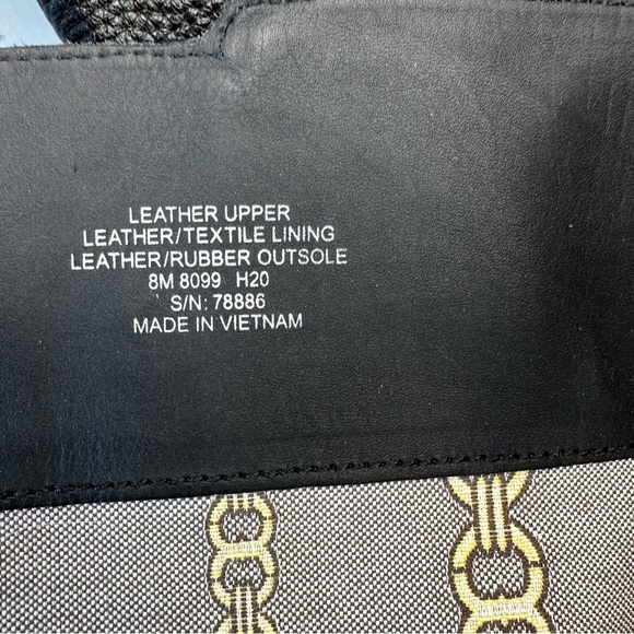 Tory Burch Brook Buckle Tall Riding Boot Pebble Leather Gold Buckle Full Zip W8 - Picture 6 of 16